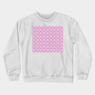 Flower Teacup Pink Pattern Crewneck Sweatshirt